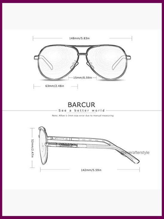 Metal Frame Polarized Aviator Sunglasses UV Protection